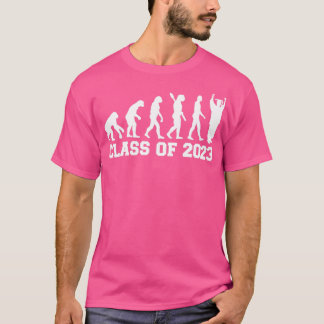 Klasse van 2023 afstuderen evolutie t-shirt