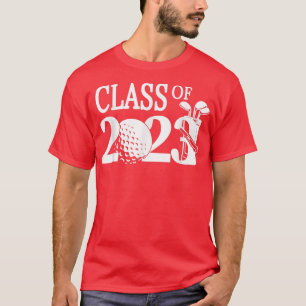 Klasse van 2023 Afstuderen Senior Golfer Golf Play T-shirt