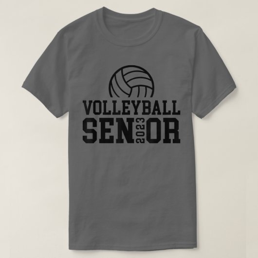 Klasse van 2023 Afstuderen Volleyball Senior 2023  T-shirt (Design voorkant)