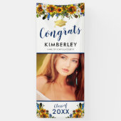 Klasse van 2023 | Afstuderen zonnebloempitten Spandoek (Verticaal)