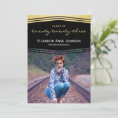 Klasse van 2023 Deco-Afstuderen Kaart (Staand voorkant)