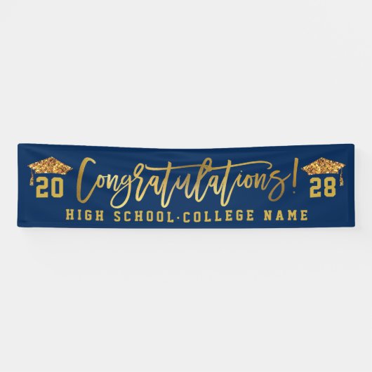 KLASSE VAN 2023 Eigen Afstuderen van de School voo Spandoek (Horizontaal)