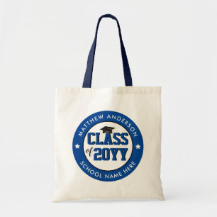 Klasse van 2023 Elegant Blue Afstuderen Afstuderen Tote Bag