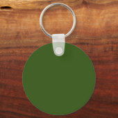 Klasse van 2023 Elegant Forest Green Afstuderen Sleutelhanger (Achterkant)