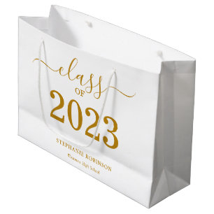 Klasse van 2023 Gold Script-Afstuderen Groot Cadeauzakje
