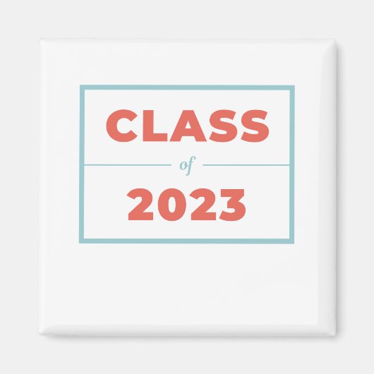 Klasse van 2023 magneet (Voorkant)