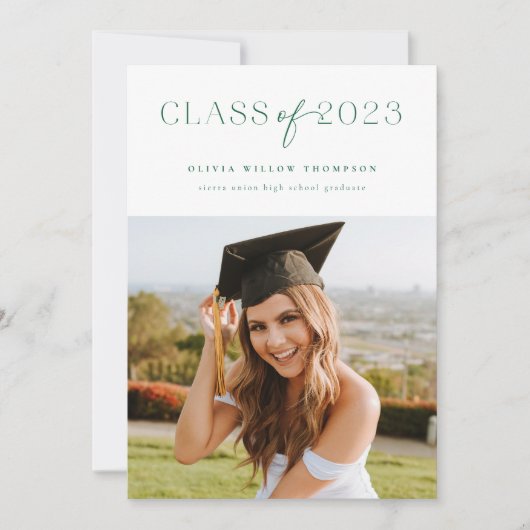 Klasse van 2023 Moderne aankondiging Afstudeerder  (Voorkant)