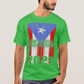Klasse van 2023 Puerto Rico Vlag T-shirt