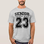 Klasse van 2023 Senior Afstuderen T-Shirt (Voorkant)