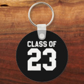 Klasse van 2023 Senior Afstuderen terug naar schoo Sleutelhanger (Voorkant)