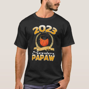 Klasse van 2023 Senior Basketball Papaw Afstuderen T-shirt