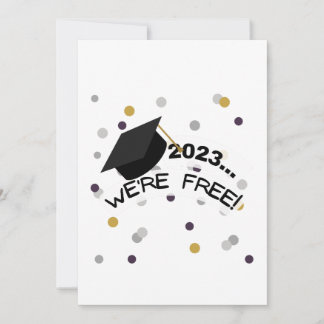 Klasse van 2023. We zijn GRATIS! | Feestdagenkaart