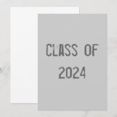 Klasse van 2024 aankondiging (Voorkant / Achterkant)