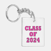 "Klasse van 2024" Acryl Sleutelhanger (Voorkant Links)