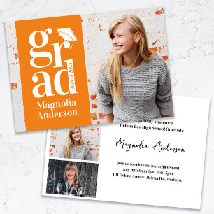 Klasse van 2024 AFSTUDEERDER Multi Photo Afstudere Aankondiging