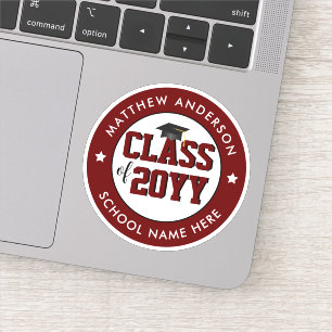 Klasse van 2024 Afstuderen Bourgondië Afstuderen Sticker