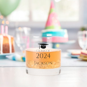Klasse van 2024 Afstuderen Custom Whiskey Glass Whisky Glas