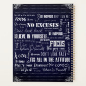 Klasse van 2024 Afstuderen foto Inspirerend woorde Planner (Achterkant)