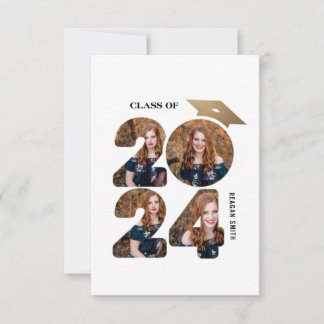 Klasse van 2024 bedankkaart
