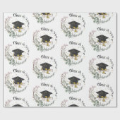 Klasse van 2024 cadeaupapier (Vlak)