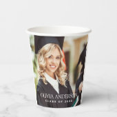 Klasse van 2024 Foto Afstuderen Papieren Bekers (Achterkant)