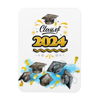 Klasse van 2024 kaart magneet
