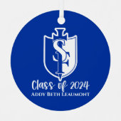 Klasse van 2024 Logo Ornament (Voorkant)