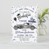 Klasse van 2024 RIJDEN DOOR FOTO Graduation Party Kaart (Staand voorkant)