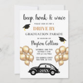 Klasse van 2024 RIJDEN DOOR FOTO Graduation Party Kaart (Voorkant)