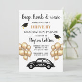 Klasse van 2024 RIJDEN DOOR FOTO Graduation Party Kaart (Staand voorkant)