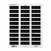 Klasse van 2024 Script Afstuderen Retouradres Etiket (Full Sheet)