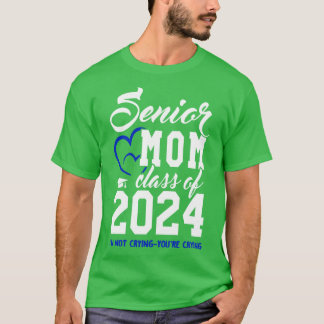Klasse van 2024 Senior Gifts Funny Senior Mom 2 T-shirt