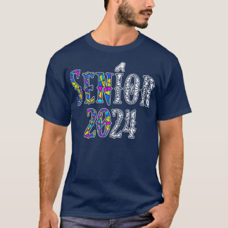 Klasse van 2024 Senior Gifts Funny Senioren 2024 1 T-shirt