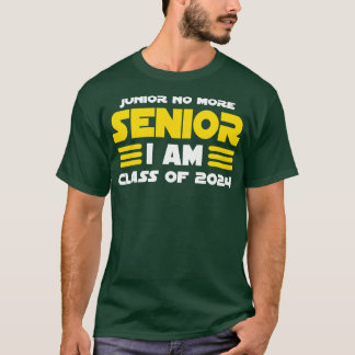 Klasse van 2024 Senior Gifts Funny Senioren 2024 1 T-shirt