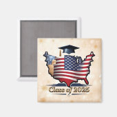 Klasse van 2025 Accessoires Magneet (Voorkant / Achterkant)