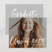 Klasse van 2025 Afstuderen Aankondiging (Voorkant / Achterkant)