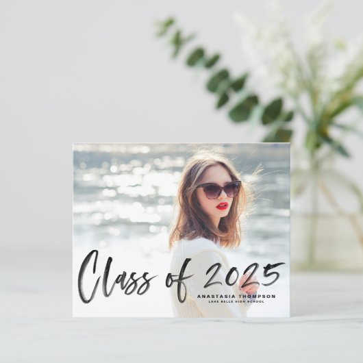 Klasse van 2025 Afstuderen Aankondiging (Staand voorkant)