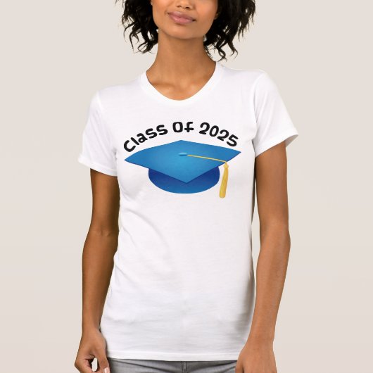 Klasse van 2025 Afstuderen cadeau T-shirt (Voorkant)