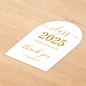 Klasse van 2025 Afstuderen Dank u kaart Acryl Uitnodigingen (Laagn)