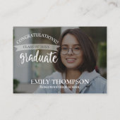 Klasse van 2025 Afstuderen foto Kraft Afstuderen Advieskaart (Achterkant)