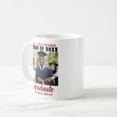 Klasse van 2025 Afstuderen Foto Red Script Afstude Koffiemok (Voorkant links)