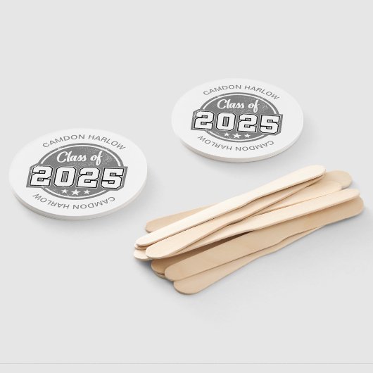 Klasse van 2025 Afstuderen Naam Handwaaier (Niet-gemonteerd)