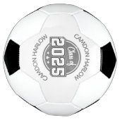 Klasse van 2025 Afstuderen Naam Voetbal (Gedraaid)