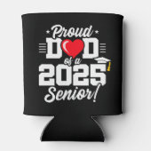 Klasse van 2025 Afstuderen Trotse Pap van Senior 2 Blikjeskoeler (Achterkant)