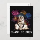 Klasse van 2025 Cat Lover Briefkaart (Voorkant / Achterkant)