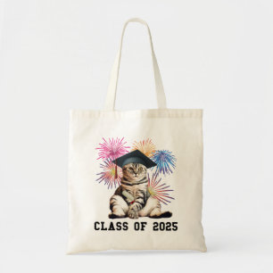 Klasse van 2025 Cat Lover Tote Bag