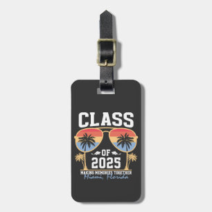 Klasse van 2025 Custom Afstuderen Trip Group Bagagelabel
