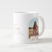 Klasse van 2025 Foto Afstudeerder Afstuderen Keeps Extra Grote Beker (Voorkant rechts)