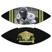 Klasse van 2025 Foto Autograph Keepsake Zwart Goud American Football (Panelen)