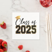 Klasse van 2025 Graduation Party servetten (Insitu)